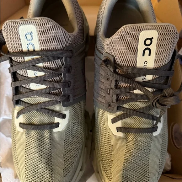 On Running Cloudstratus Sneakers in Taupe